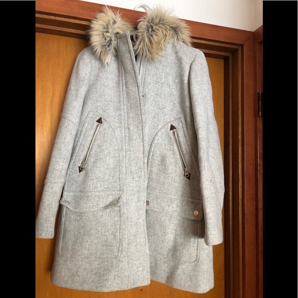 Chateau parka in Italian stadium-cloth wool